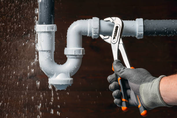 Professional Plumbing technician working in Pfafftown, NC